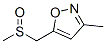Isoxazole, 3-methyl-5-[(methylsulfinyl)methyl]- (9CI) CAS#: 84654-08-0
