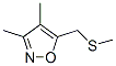 Isoxazole, 3,4-dimethyl-5-[(methylthio)methyl]- (9CI) CAS#: 84654-46-6