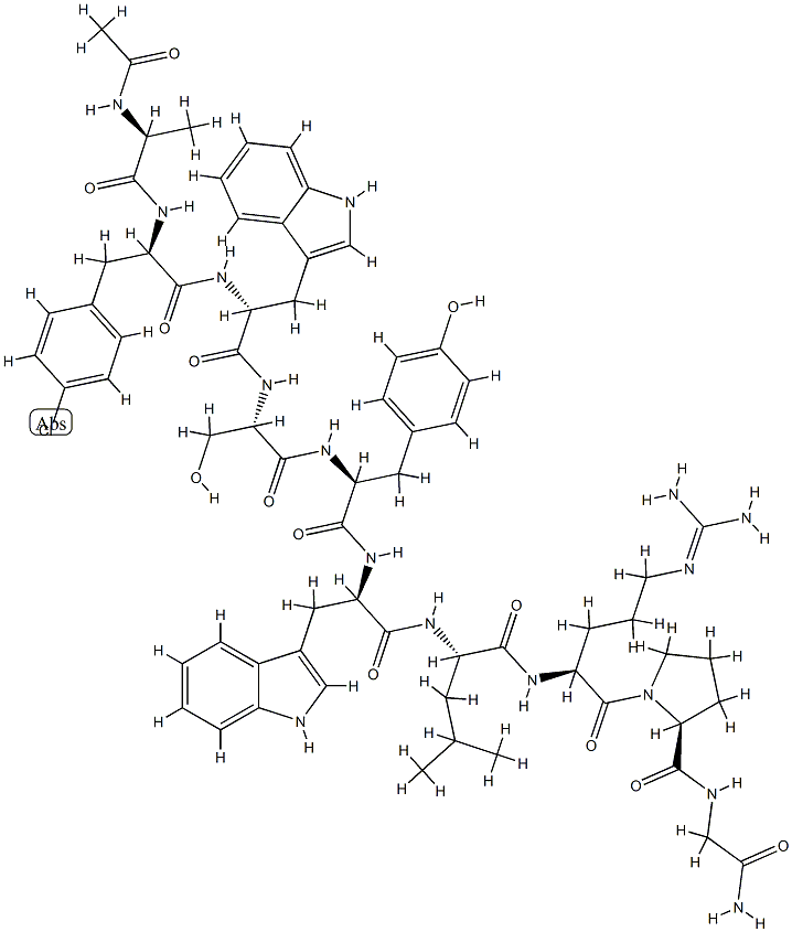 LHRH, N-Ac-Ala(1)-(4-Cl-Phe)(2)-Trp(3,6)- CAS#: 81557-54-2