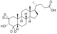 LITHOCHOLIC-2,2,4,4-D4 ACID CAS#: 83701-16-0