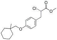 METHYL 2-CHLORO-3-[4-(1-METHYLCYCLOHEXYLMETHOXY)PHENYL] PROPIONATE CAS#: 85003-07-2