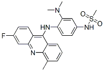 Methanesulfonamide, N-(3-(dimethylamino)-4-((3-fluoro-5-methyl-9-acrid inyl)amino)phenyl)- CAS#: 88914-38-9