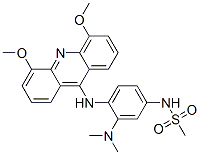 Methanesulfonamide, N-(4-((4,5-dimethoxy-9-acridinyl)amino)-3-(dimethy lamino)phenyl)- CAS#: 88914-44-7
