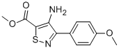 Methyl 4-amino-3-(4-methoxyphenyl)isothiazole-5-carboxylate CAS#: 82424-54-2