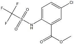 Methyl 5-chloro-2-(trifluoroMethylsulfonaMido)benzoate CAS#: 84466-05-7