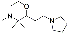 Morpholine, 3,3,4-trimethyl-2-[2-(1-pyrrolidinyl)ethyl]- (8CI) CAS#: 801152-66-9