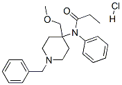 N-[1-benzyl-4-(methoxymethyl)piperidin-4-yl]-N-phenylpropionamide hydrochloride CAS#: 84255-05-0