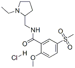 N-[(1-ethyl-2-pyrrolidinyl)methyl]-2-methoxy-5-(methylsulphonyl)benzamide monohydrochloride CAS#: 83846-73-5