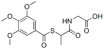N-[1-oxo-2-[(3,4,5-trimethoxybenzoyl)thio]propyl]glycine CAS#: 82922-44-9