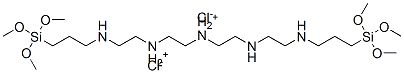N-(10,10-dimethoxy-11-oxa-3,6-diaza-10-siladodec-1-yl)-N'-[2-[[3-(trimethoxysilyl)propyl]amino]ethyl]ethane-1,2-diammonium dichloride CAS#: 84963-01-9