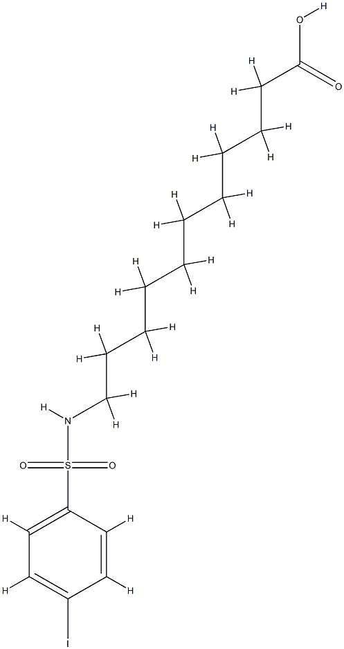 N-11-(4-iodophenylsulfonamide)undecanoic acid CAS#: 83487-86-9