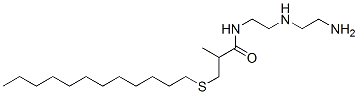 N-[2-[(2-aminoethyl)amino]ethyl]-3-(dodecylthio)-2-methyl-Propanamide CAS#: 82766-25-4