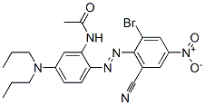 N-[2-[(2-bromo-6-cyano-4-nitrophenyl)azo]-5-(dipropylamino)phenyl]acetamide CAS#: 83249-47-2