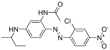 N-[2-[(2-chloro-4-nitrophenyl)azo]-5-[(1-methylpropyl)amino]phenyl]acetamide CAS#: 86190-47-8