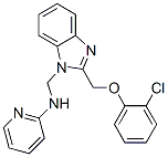 N-[[2-[(2-chlorophenoxy)methyl]benzoimidazol-1-yl]methyl]pyridin-2-ami ne CAS#: 84138-37-4