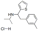 N-[2-(3-methylphenyl)-1-thiophen-2-yl-ethyl]propan-2-amine hydrochlori de CAS#: 80154-85-4