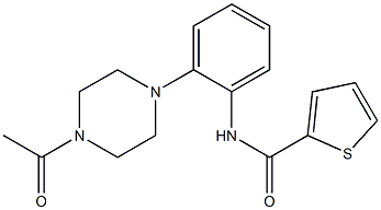 N-[2-(4-acetylpiperazin-1-yl)phenyl]thiophene-2-carboxamide CAS#: 839689-48-4