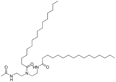N-[2-(acetylamino)ethyl]-N-[2-[(1-oxohexadecyl)amino]ethyl]hexadecan-1-amide CAS#: 85187-60-6