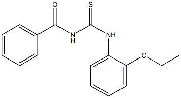 N-{[(2-ethoxyphenyl)amino]carbonothioyl}benzamide CAS#: 83697-74-9