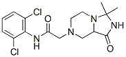 N-(2,6-dichlorophenyl)hexahydro-3,3-dimethyl-1-oxoimidazo[1,5-a]pyrazine-7(1H)-acetamide CAS#: 83898-62-8