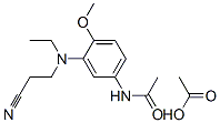 N-[3-[(2-cyanoethyl)ethylamino]-4-methoxyphenyl]acetamide monoacetate CAS#: 84030-50-2