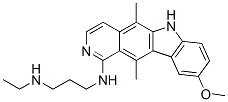 N-[3-(Ethylamino)propyl]-5,11-dimethyl-9-methoxy-6H-pyrido[4,3-b]carbazole-1-amine CAS#: 83948-11-2