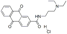 N-(3-diethylaminopropyl)-9,10-dioxo-anthracene-2-carboxamide hydrochlo ride CAS#: 81086-03-5