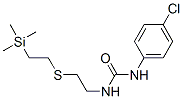 N-(4-Chlorophenyl)-N'-[2-[[2-(trimethylsilyl)ethyl]thio]ethyl]urea CAS#: 80496-54-4