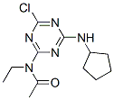 N-[4-chloro-6-(cyclopentylamino)-1,3,5-triazin-2-yl]-N-ethylacetamide CAS#: 84712-79-8
