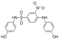 N-(4-hydroxyphenyl)-4-[(4-hydroxyphenyl)amino]-3-nitrobenzenesulphonamide CAS#: 84100-91-4