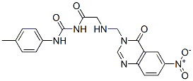 N-[(4-methylphenyl)carbamoyl]-2-[(6-nitro-4-oxo-quinazolin-3-yl)methyl amino]acetamide CAS#: 86816-94-6