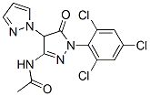 N-[5-Oxo-4-(1H-pyrazol-1-yl)-1-(2,4,6-trichlorophenyl)-2-pyrazolin-3-yl]acetamide CAS#: 85141-36-2