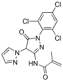N-[5-Oxo-4-(1H-pyrazol-1-yl)-1-(2,4,6-trichlorophenyl)-2-pyrazolin-3-yl]methacrylamide CAS#: 89883-78-3