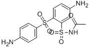 N-[5-amino-2-(4-aminophenyl)sulfonyl-phenyl]sulfonylacetamide CAS#: 80-80-8