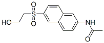 N-[6-(2-Hydroxyethylsulfonyl)-2-naphtyl]acetamide CAS#: 82199-06-2
