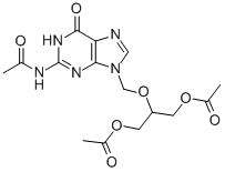 N-[9-[[2-(Acetyloxy)-1-[(acetyloxy)methyl]ethoxy]methyl]-6,9-dihydro-6-oxo-1H-purin-2-yl]acetamide CAS#: 86357-14-4