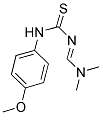N-[(DIMETHYLAMINO)METHYLENE]-N'-(4-METHOXYPHENYL)THIOUREA CAS#: 86345-63-3