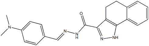 N'-{(E)-[4-(dimethylamino)phenyl]methylidene}-4,5-dihydro-1H-benzo[g]indazole-3-carbohydrazide CAS#: 86870-77-1