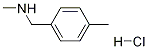N-Methyl-4-MethylbenzylaMine Hydrochloride CAS#: 874-74-8