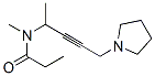N-Methyl-N-[1-methyl-4-(pyrrolidin-1-yl)-2-butynyl]propanamide CAS#: 83481-76-9