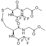 (N-TRIFLUOROACETYL-L-CYSTEINYL)GLYCINE METHYL ESTER, (1-1') DISULPHIDE CAS#: 89422-41-3