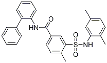 N-(biphenyl-2-yl)-3-(N-(2,5-diMethylphenyl)sulfaMoyl)-4-MethylbenzaMide CAS#: 824981-55-7