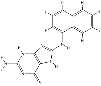 N-(guanin-8-yl)-1-naphthylamine CAS#: 80156-61-2