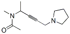 N-methyl-N-(1-methyl-4-pyrrolidino-2-butynyl)acetamide CAS#: 83481-69-0