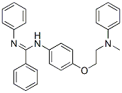 N-[p-[2-(Methylphenylamino)ethoxy]phenyl]-N'-phenylbenzamidine CAS#: 80790-46-1