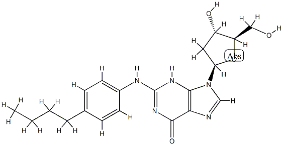 N(2)-(4-n-butylphenyl) 2'-deoxyguanosine CAS#: 87781-96-2