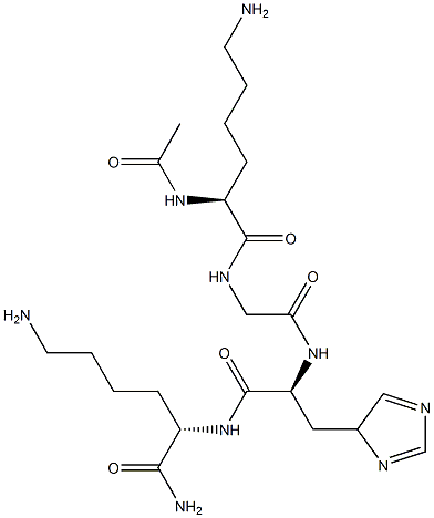 N2-Acetyl-L-lysylglycyl-L-histidyl-L-lysinamide-CAS-827306-88-7