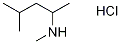 N,4-Dimethyl-2-pentanamine hydrochloride CAS#: 89979-62-4