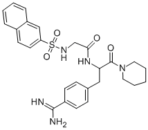 NA-(2-NAPHTHALENESULFONYLGLYCYL)-4-AMIDINO-D,L-PHENYLALANINEPIPERIDIDE CAS#: 86125-48-6