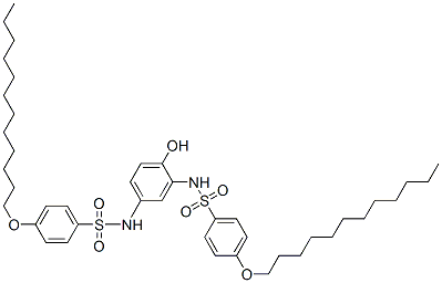 N,N'-(4-hydroxy-1,3-phenylene)bis[4-(dodecyloxy)benzenesulphonamide] CAS#: 89131-33-9